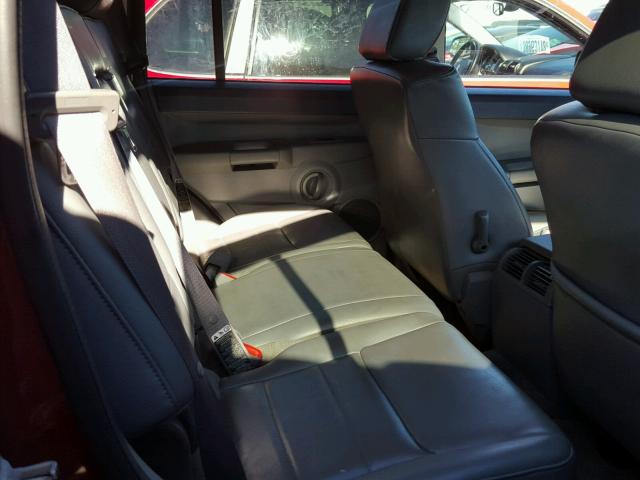 1J8HG48K87C666584 - 2007 JEEP COMMANDER 红色 照片 6