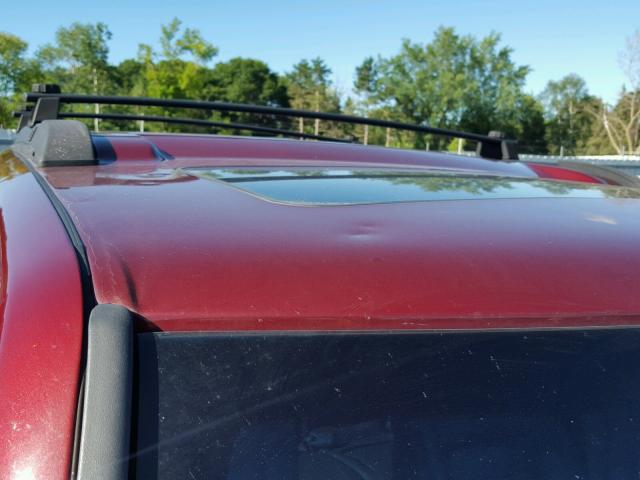 1J8HG48K87C666584 - 2007 JEEP COMMANDER 红色 照片 9