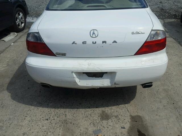 19UYA42473A013318 - 2003 ACURA 3.2CL WHITE photo 9