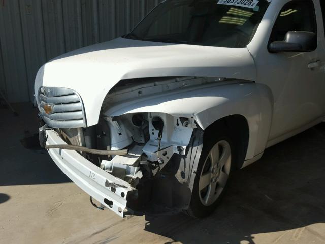 3GNBAAFW4BS580976 - 2011 CHEVROLET HHR LS WHITE photo 9
