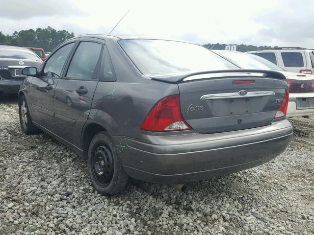 1FAFP38352W199509 - 2002 FORD FOCUS ZTS GRAY photo 3