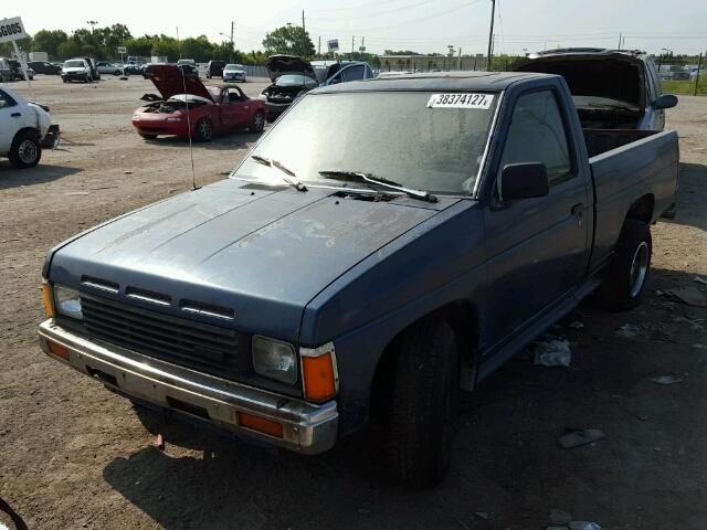 1N6ND11S2JC300359 - 1988 NISSAN D21 BLUE photo 2