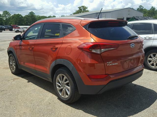 KM8J33A46GU088078 - 2016 HYUNDAI TUCSON LIM ORANGE photo 3