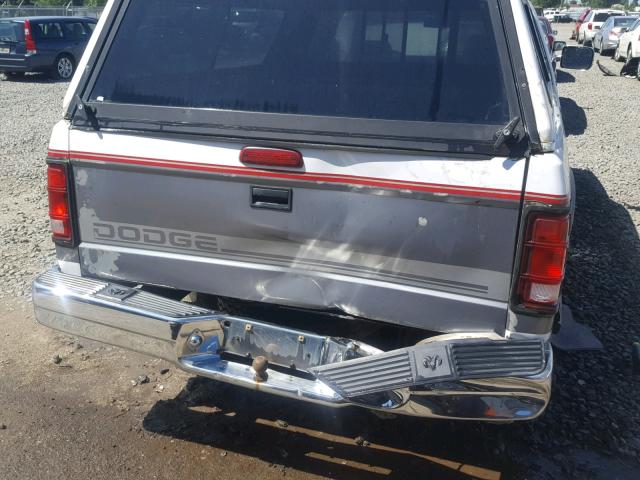 1B7GL23Y2SS186960 - 1995 DODGE DAKOTA WHITE photo 9