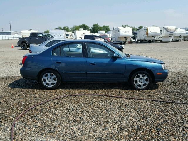 KMHDN45D42U262097 - 2002 HYUNDAI ELANTRA GL GREEN photo 9