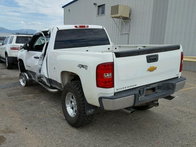 1GCEK29019Z136192 - 2009 CHEVROLET SILVERADO WHITE photo 3