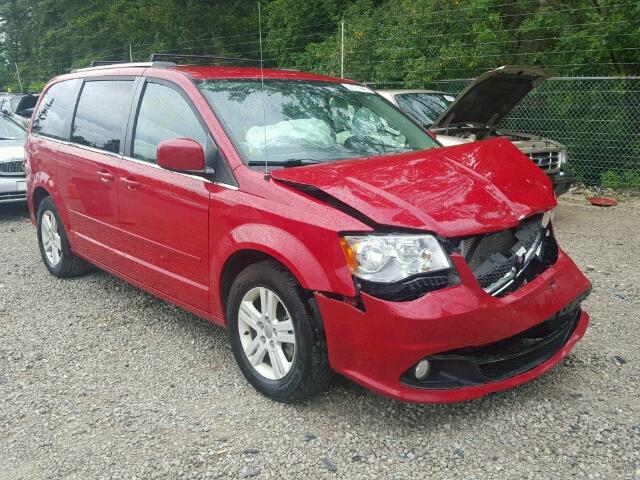 2C4RDGDG6DR644223 - 2013 DODGE GRAND CARA RED photo 1