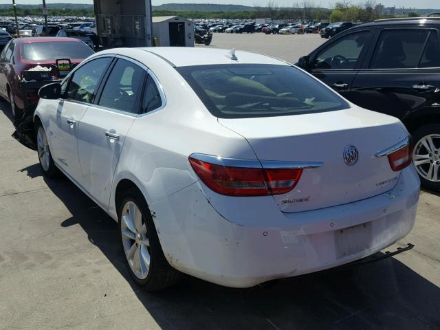 1G4PR5SKXC4193959 - 2012 BUICK VERANO CON WHITE photo 3