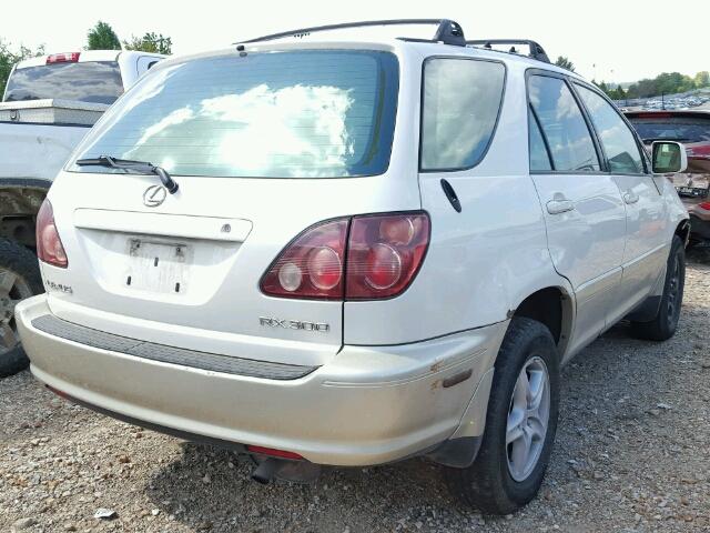 JT6HF10U2X0080946 - 1999 LEXUS RX 300 WHITE photo 4