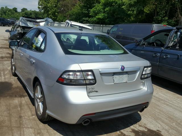 YS3FA4BY9B1307478 - 2011 SAAB 9-3 2.0T SILVER photo 3