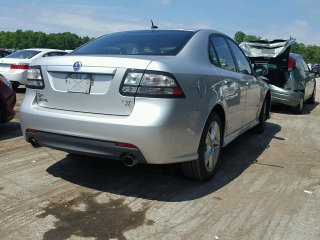 YS3FA4BY9B1307478 - 2011 SAAB 9-3 2.0T SILVER photo 4