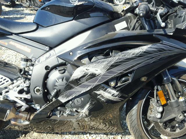 JYARJ16E5AA019809 - 2010 YAMAHA YZFR6 BLACK photo 7