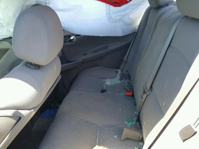 1G1ZF57519F133826 - 2009 CHEVROLET MALIBU HYB GRAY photo 6