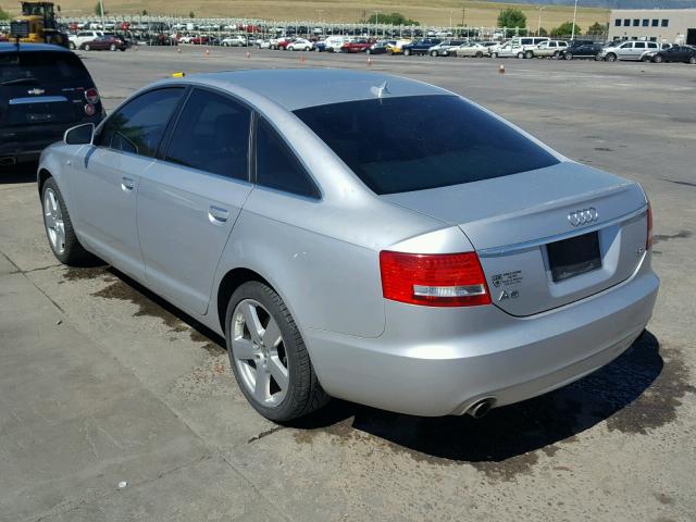 WAUAH74F18N170688 - 2008 AUDI A6 3.2 SILVER photo 3