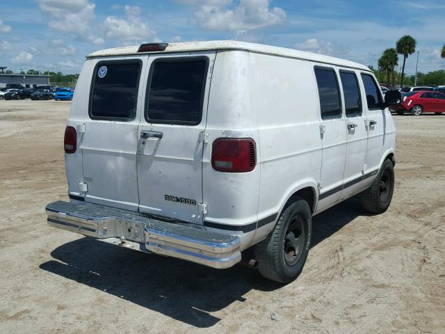 2D7HB11X83K509681 - 2003 DODGE RAM VAN B1 WHITE photo 4