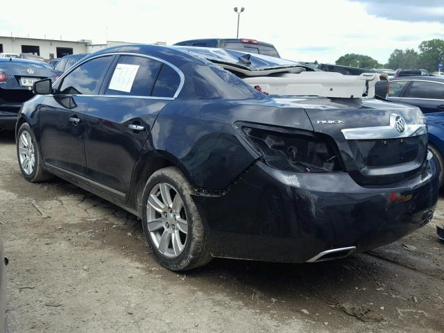 1G4GD5E38CF173183 - 2012 BUICK LACROSSE P BLACK photo 3