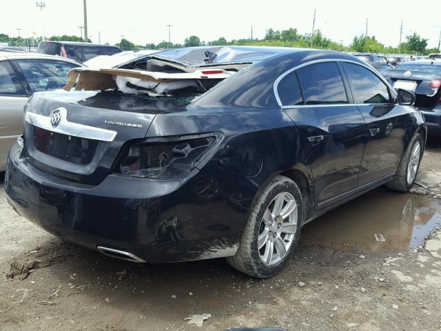 1G4GD5E38CF173183 - 2012 BUICK LACROSSE P BLACK photo 4