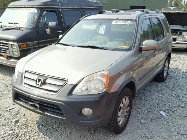 JHLRD78825C061891 - 2005 HONDA CR-V EX TAN photo 2