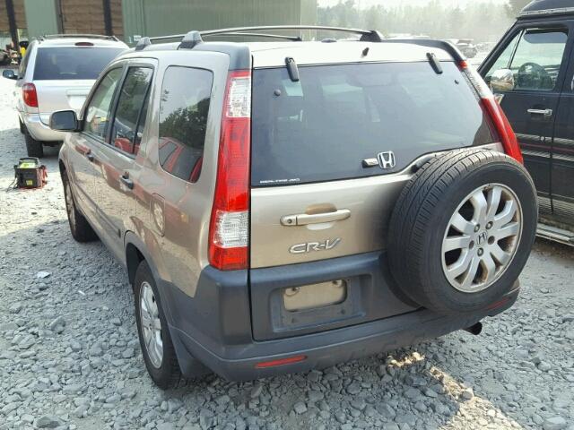 JHLRD78825C061891 - 2005 HONDA CR-V EX TAN photo 3