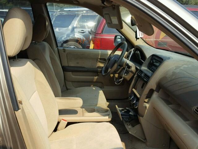 JHLRD78825C061891 - 2005 HONDA CR-V EX TAN photo 5