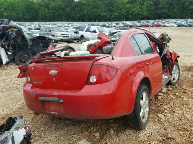 1G1AL55F567644477 - 2006 CHEVROLET COBALT LT RED photo 4