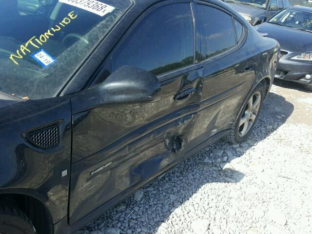 2G2WC58C471205059 - 2007 PONTIAC GRAND PRIX BLACK photo 9