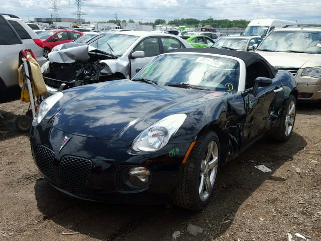 1G2MG35X27Y118717 - 2007 PONTIAC SOLSTICE G BLACK photo 2