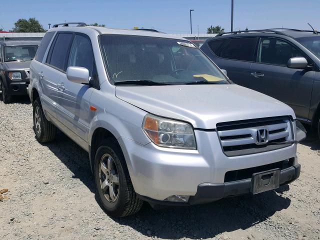 2HKYF18546H514940 - 2006 HONDA PILOT EX SILVER photo 1