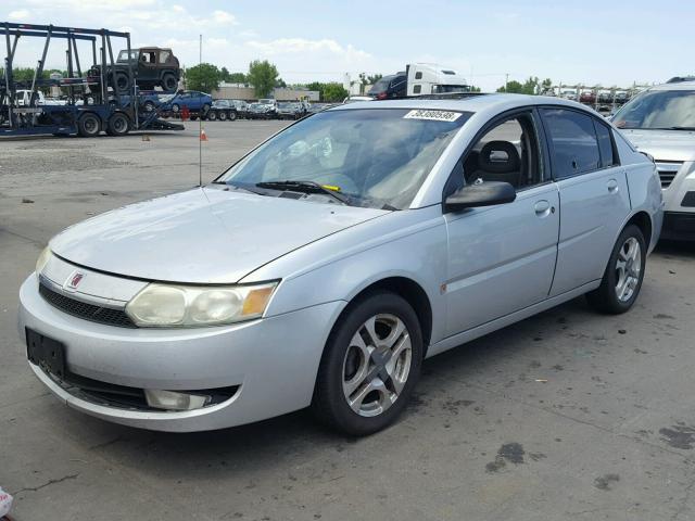 1G8AL52F24Z214025 - 2004 SATURN ION LEVEL SILVER photo 2