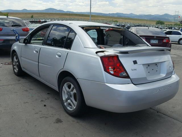 1G8AL52F24Z214025 - 2004 SATURN ION LEVEL SILVER photo 3