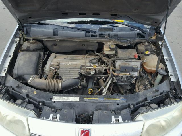 1G8AL52F24Z214025 - 2004 SATURN ION LEVEL SILVER photo 7