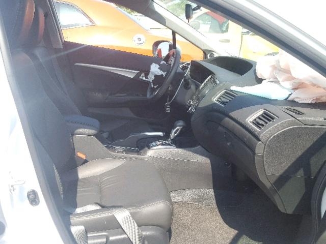 19XFB2F98EE049192 - 2014 HONDA CIVIC EXL WHITE photo 5