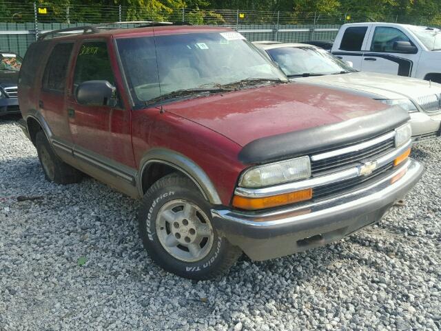 1GNDT13W7X2171574 - 1999 CHEVROLET BLAZER RED photo 1