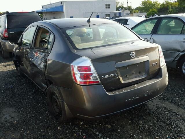 3N1AB61E77L620825 - 2007 NISSAN SENTRA 2.0 TAN photo 3