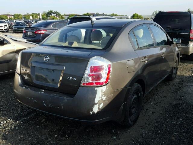 3N1AB61E77L620825 - 2007 NISSAN SENTRA 2.0 TAN photo 4