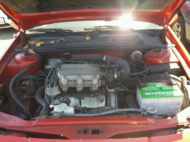 1C3EU4536RF196982 - 1994 CHRYSLER LEBARON BA RED photo 7