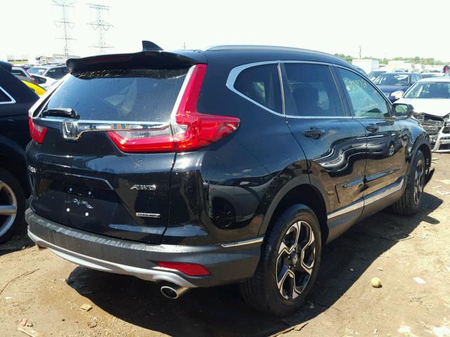 5J6RW2H93HL074960 - 2017 HONDA CR-V TOURI BLACK photo 4