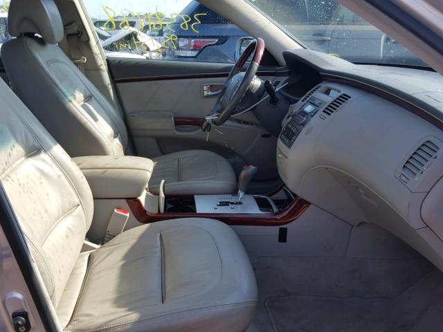 KMHFC46F77A199701 - 2007 HYUNDAI AZERA SE SILVER photo 5