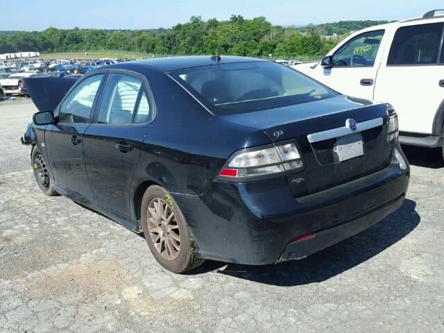 YS3FB49Y981131124 - 2008 SAAB 9-3 2.0T BLACK photo 3