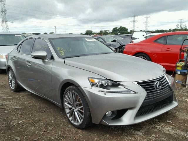 JTHCF1D26E5008190 - 2014 LEXUS IS SILVER photo 1