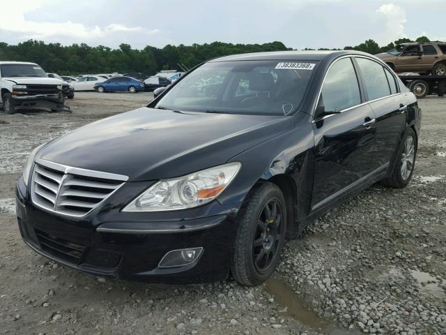 KMHGC4DF6BU122106 - 2011 HYUNDAI GENESIS 4. BLACK photo 2