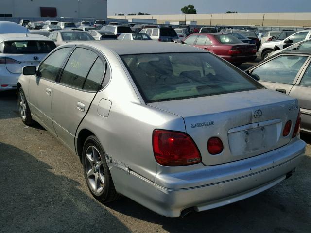 JT8BD69S020164709 - 2002 LEXUS GS 300 SILVER photo 3