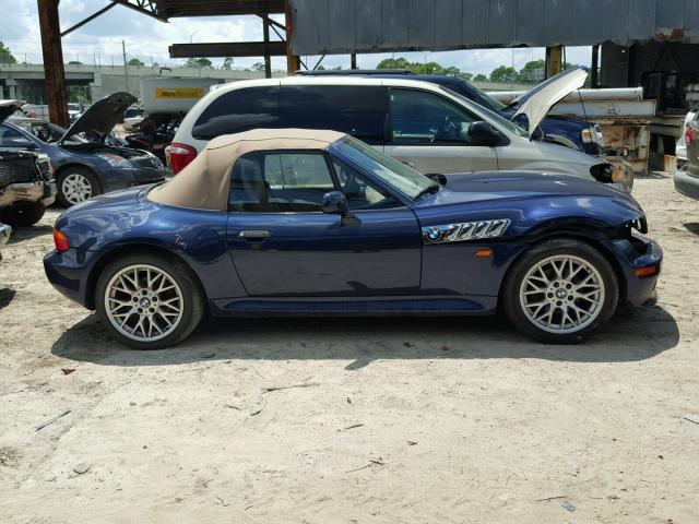 4USCJ332XVLC03621 - 1997 BMW Z3 2.8 BLUE photo 9