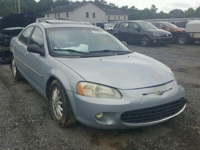 1C3EL56U31N698407 - 2001 CHRYSLER SEBRING LX BLUE photo 1