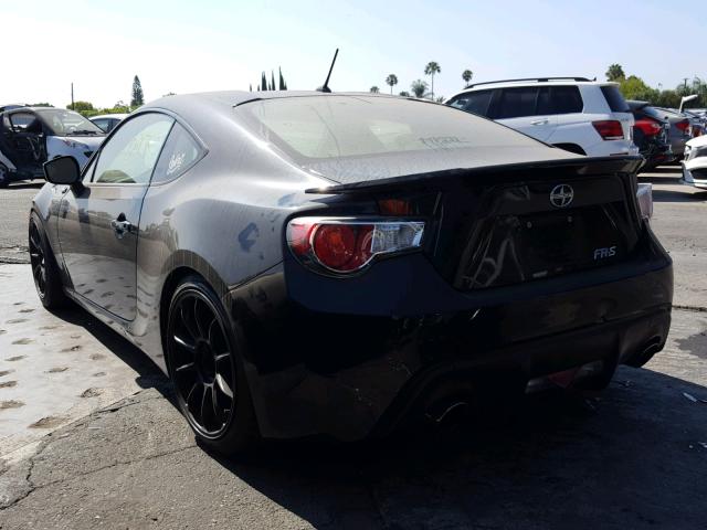 JF1ZNAA16E9706680 - 2014 TOYOTA SCION FR-S BLACK photo 3