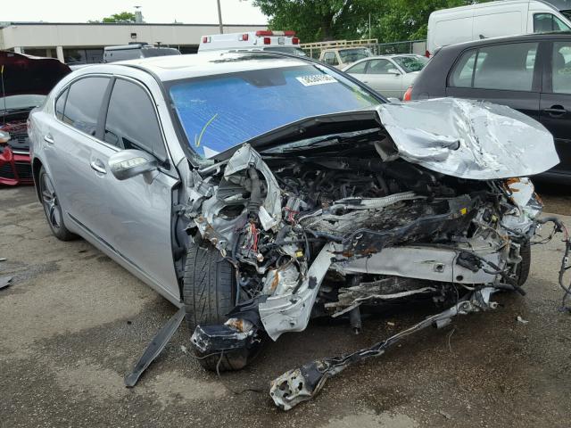 JTHGL46F775018841 - 2007 LEXUS LS 460L SILVER photo 1