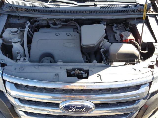 2FMDK3JC6BBA81749 - 2011 FORD EDGE SEL BROWN photo 7