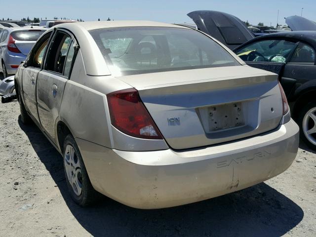 1G8AJ52F84Z199102 - 2004 SATURN ION LEVEL GOLD photo 3