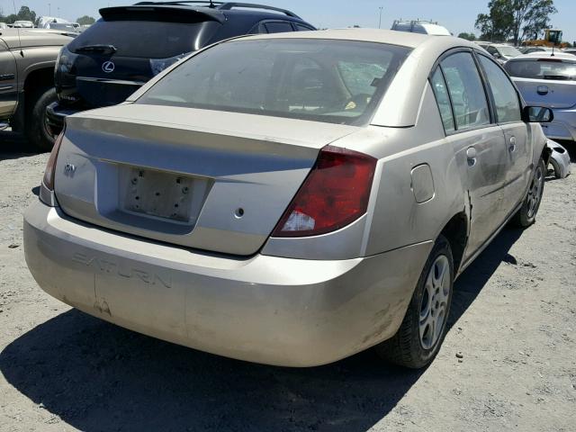 1G8AJ52F84Z199102 - 2004 SATURN ION LEVEL GOLD photo 4