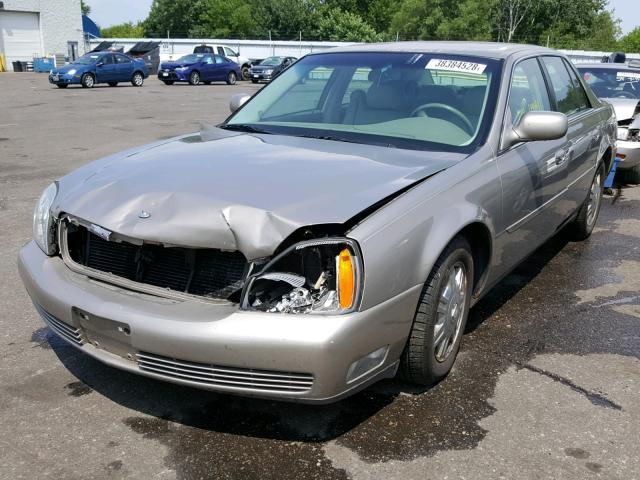 1G6KD54Y63U102509 - 2003 CADILLAC DEVILLE TAN photo 2